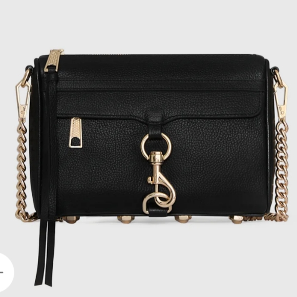 Rebecca Minkoff Handbags - Rebecca Minkoff Mini M.A.C Black Leather Crossbody Bag
